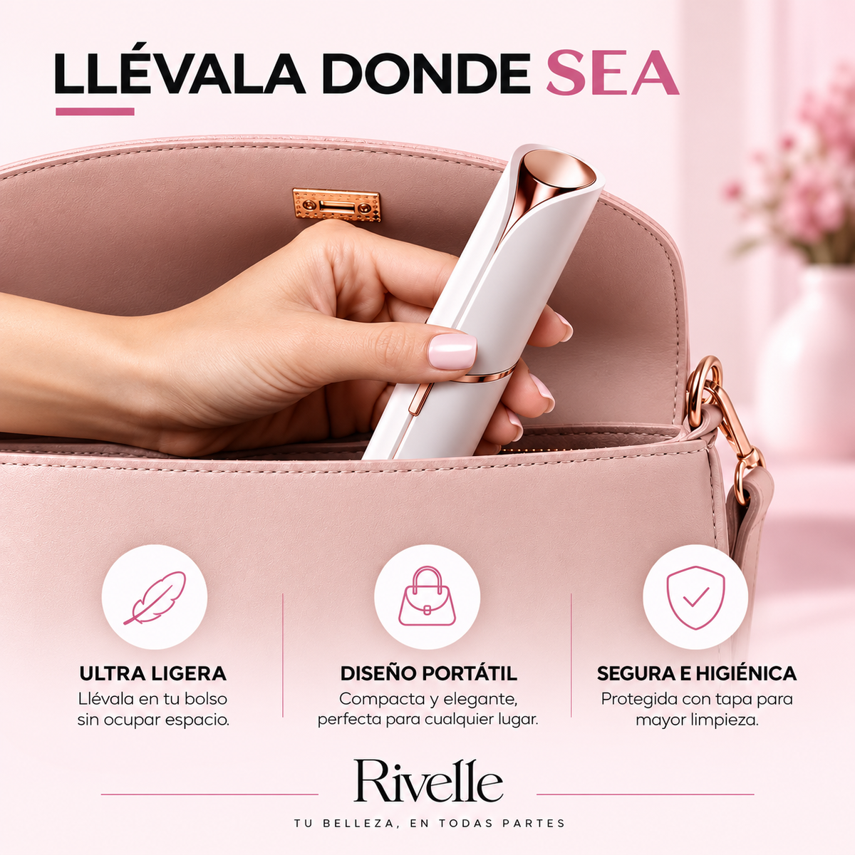 Rivelle Precision Brow™  Depiladora 2 en 1